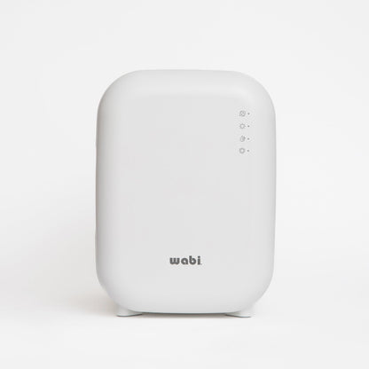 WABI UV LED 3-in-1 Sanitizer & Dryer MINI Box | Disinfect Dry & Store Everyday Items Baby Feeding Gear and Electronics | Touch Control LED (No Mercury) | Smart Storage Mode | Fits 4-6 Baby Bottle