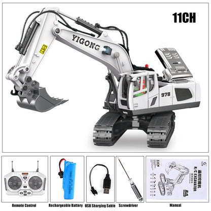 1/20 1/24 Alloy Remote Control Excavator Vehicle