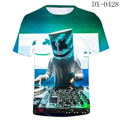 Marshmello 3D Unisex T-Shirt - Trendy DJ Style
