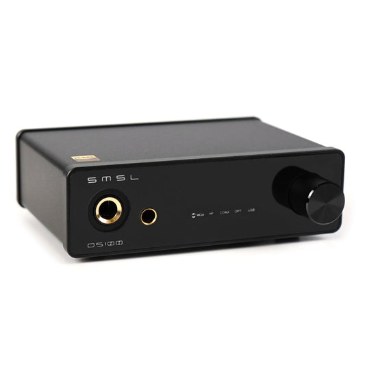 SMSL DS100 MQA MQA-CD DAC Headphone Amp CS43131 Chip 6.35mm & Balanced 4.4mm Headphone Amplifier Mini Audio Decoder USB Optical Coaxial Desktop Stereo DAC XU316 768kHz/32Bit DSD256 for Home Audio