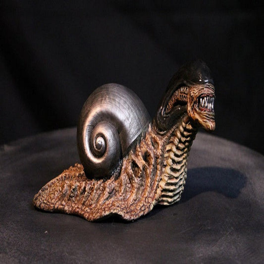 Evil Mutant Snail Resin Garden Decoration Piece
