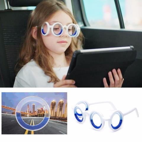 Anti Nausea Liquid Glasses - Portable Foldable For Kids Children