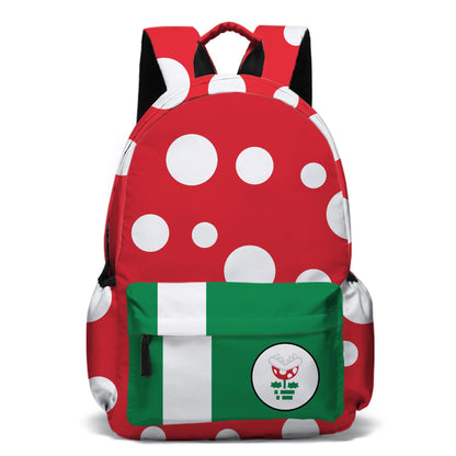 Mario Waterproof Backpack for Students (Two Shoulder Straps)