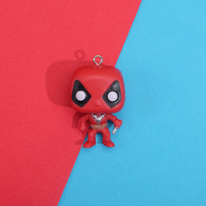 Creative Marvel Q-Version Hero Figurines DIY Decor