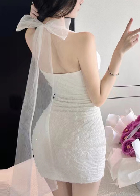Cross-Border Sexy Asymmetrical Bodycon Dress woman women date couple party night clubbing