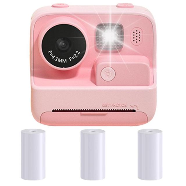 Children's HD 1080p Instant Camera with Printing Paper