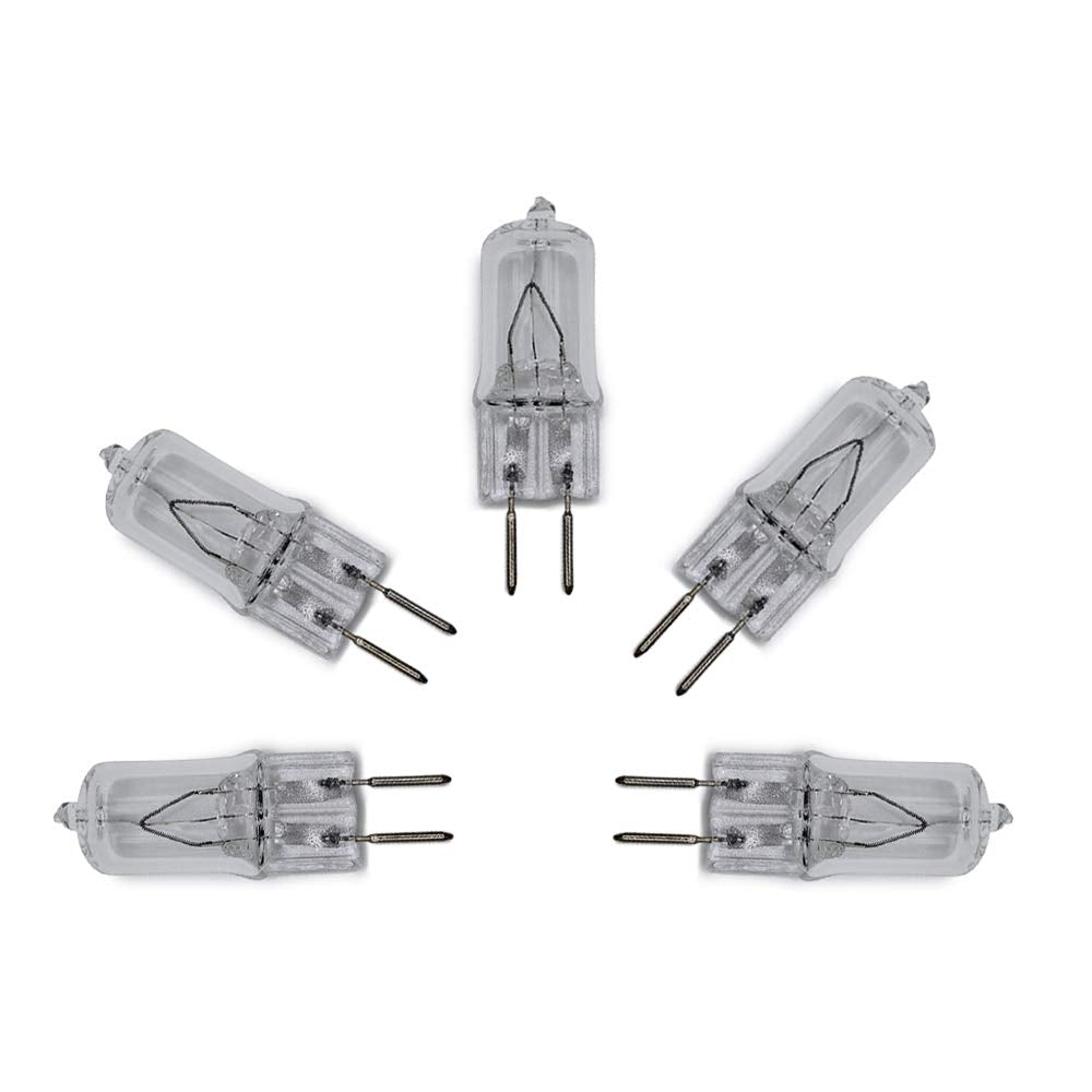 lumenivo Microwave Light Bulbs 120v 20w GY6.35 T4 and Small Appliance Replacement Bulbs Over Stove Light Bulb – Halogen Oven Light Bulb for Oven Range - Microwave Light Bulbs Under Hood - 5 Pack