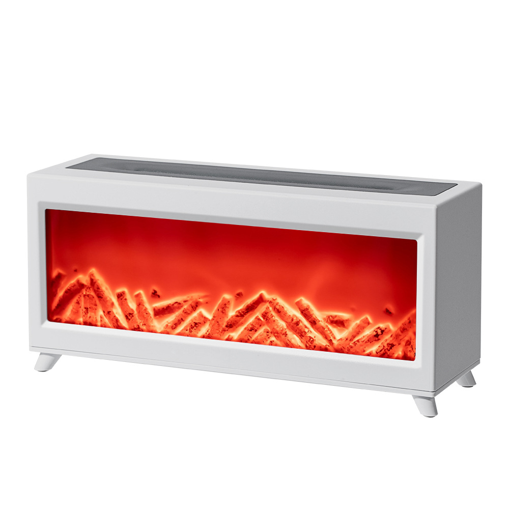 Fireplace Aromatherapy Humidifier decor flame effect led light usb powered