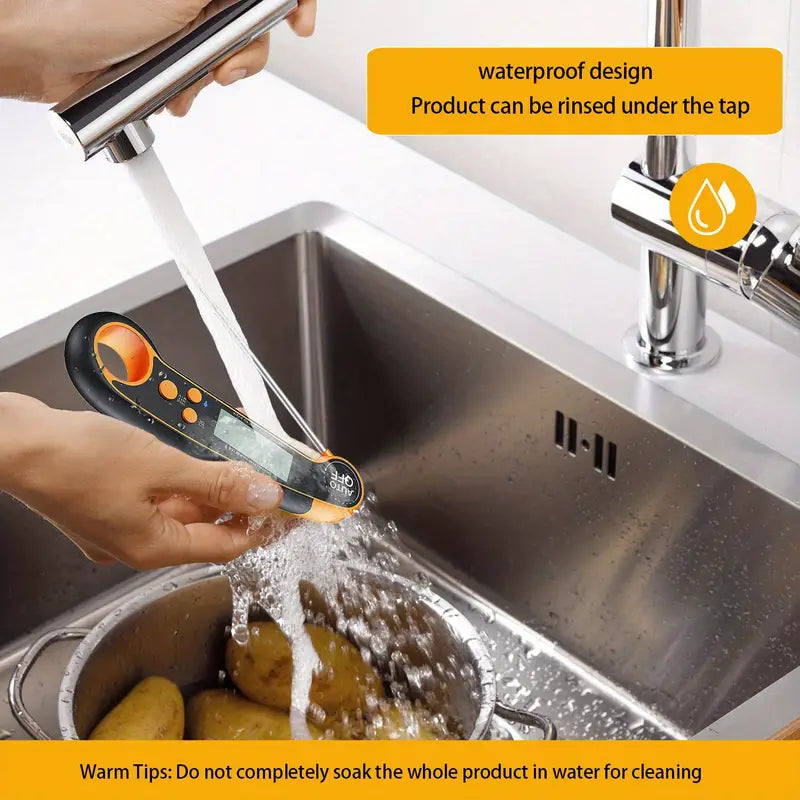 Instant Read Waterproof Digital Meat Thermometer