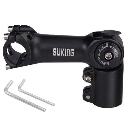 CYSKY 31.8 Stem 93mm Adjustable 0-90 Degree MTB Stem Mountain Bike Stem Riser Bicycle Handlebar Stem for Mountain Bike Road Bike BMX City Cycling