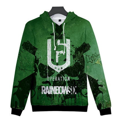 Rainbow Six operation Game Edition Hoodie army green