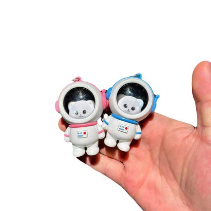 Talking Love Astronaut Keychain for Couples