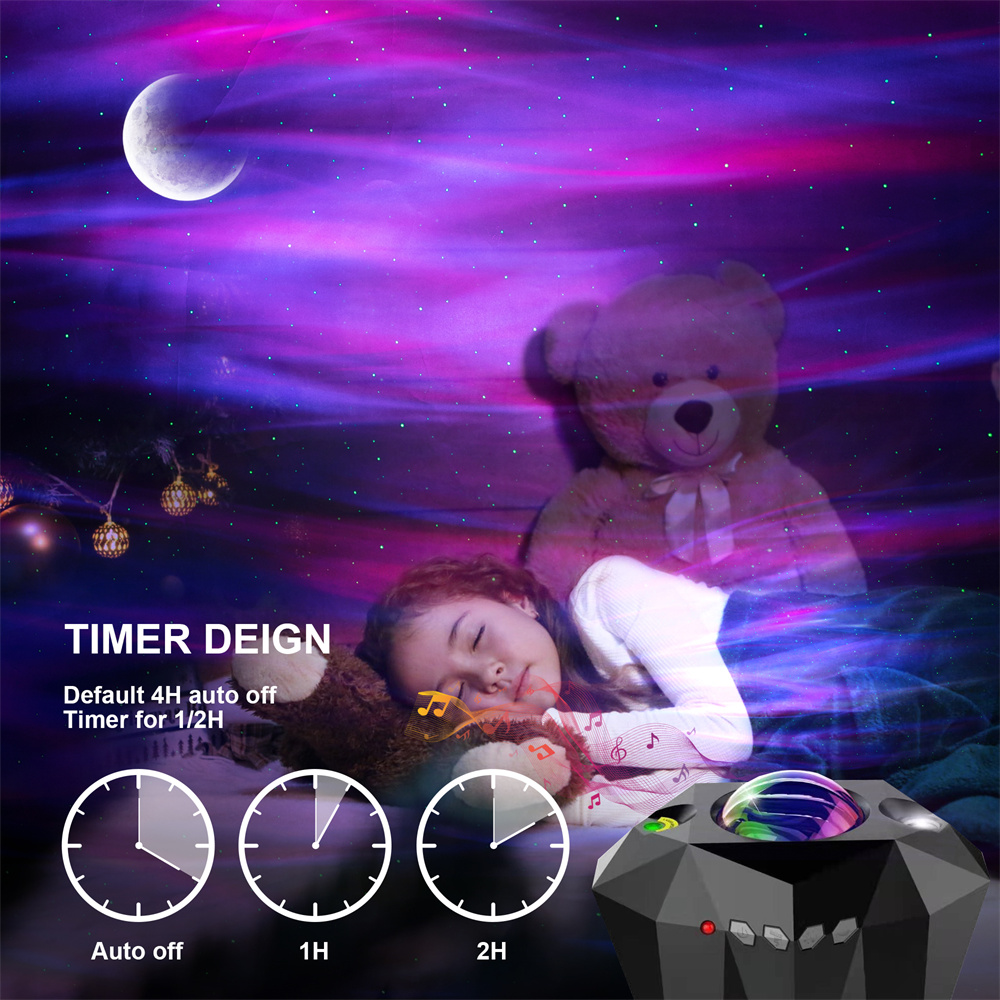 Northern Lights Smart Projector 13MODES BLUETOOTH SPEAKERS WITH RC