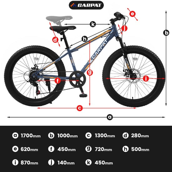 Mountain Dirt Bikes 24inch