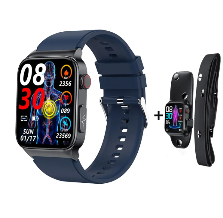 IPS screen Smart Watch touch screen Waterproof wireless charging heart rate blood pressure step count