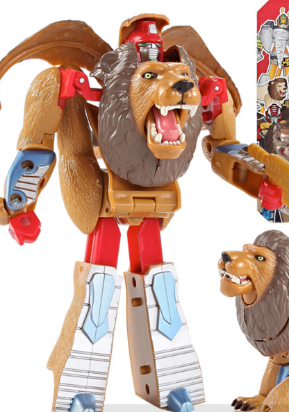 Child kid Animal Robot Toys: Lion, Tiger, Eagle Transforming Set