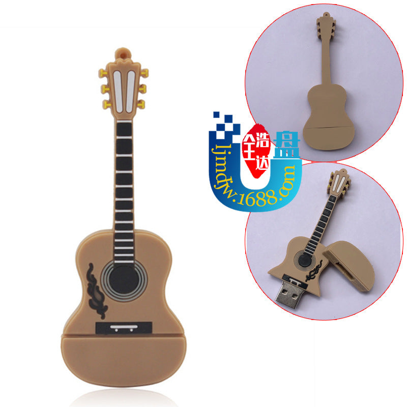 Cartoon 64GB USB Drive - Violin, Guitar, Microphone
