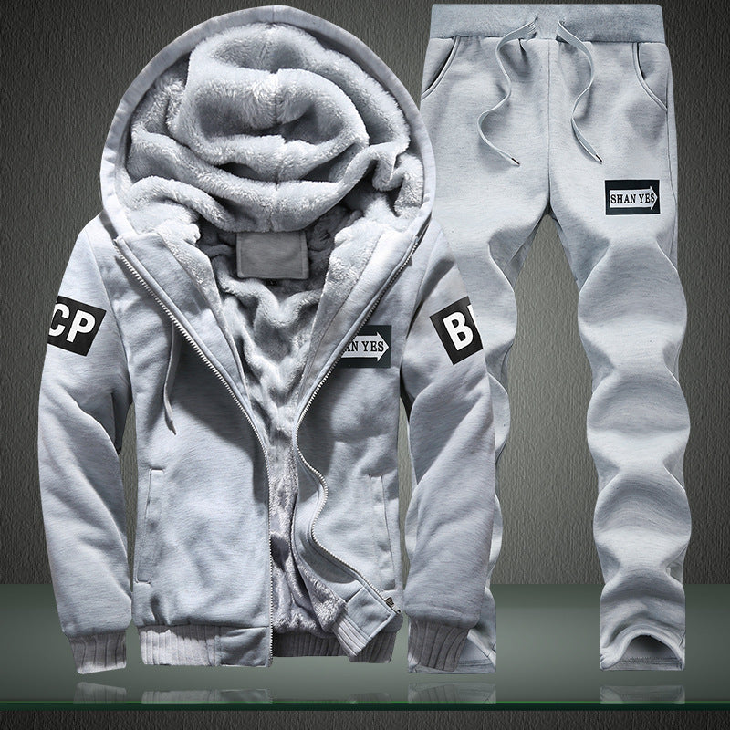 Youth and Adult Casual Hoodie Two-Piece Set