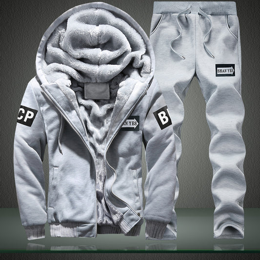 Youth and Adult Casual Hoodie Two-Piece Set