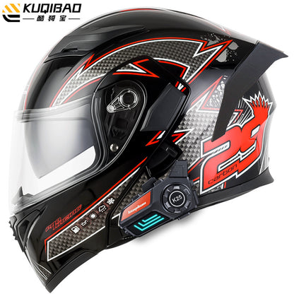 Cool Ride Anti-Fog Dual Lens Bluetooth Motorcycle Helmet