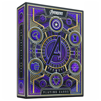 theory11 Avengers Purple Edition Premium Playing Cards - Marvel Studios The Infinity Saga Deck