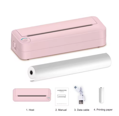Portable A4 size paper Wireless Thermal Printer (One Piece)