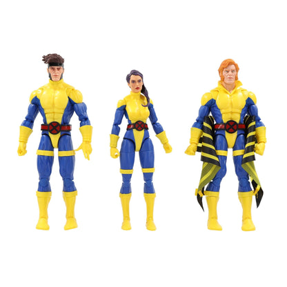 Marvel Legends Series: Marvel ~ s Banshee Gambit & Psylocke X-Men 60th Anniversary Marvel Action Figure Set 6-Inch Action Figures (F7023)