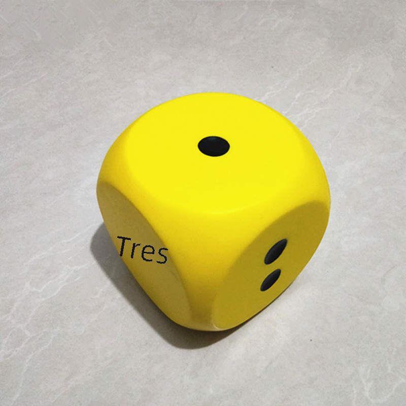 Large Sponge Dice 15cm - Flexible PU Game Props