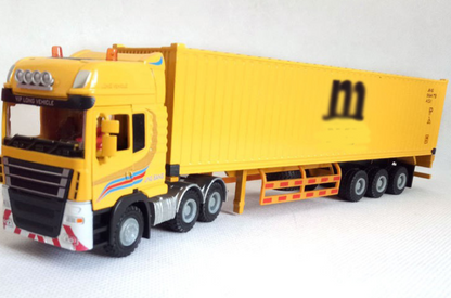 1:50 Scale Delivery Container Truck Model Toy Vehicle 28cm