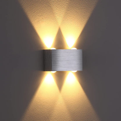 Modern Aluminum Wall Light for Indoor Spaces