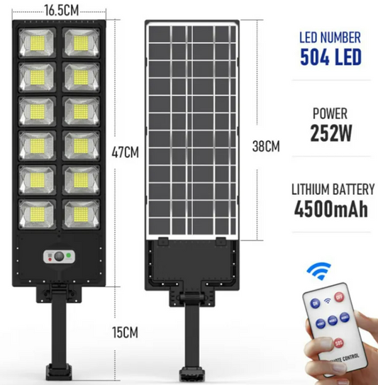 New Solar Double Row LED Street Light