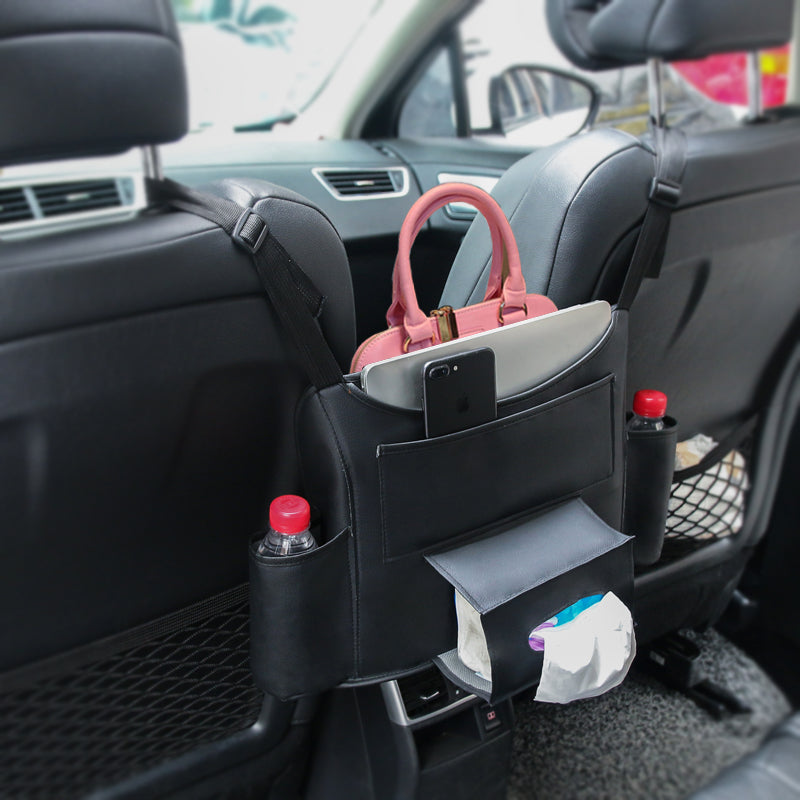 Car Seat Back Storage Organizer with Cup and Phone Holder 26x40cm
