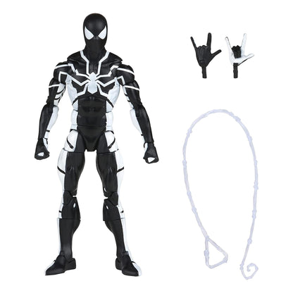 Hasbro Spider-Man Marvel Legends Series 6-inch Future Foundation (Stealth Suit) Action Figure ToyIncludes 4 Accessories