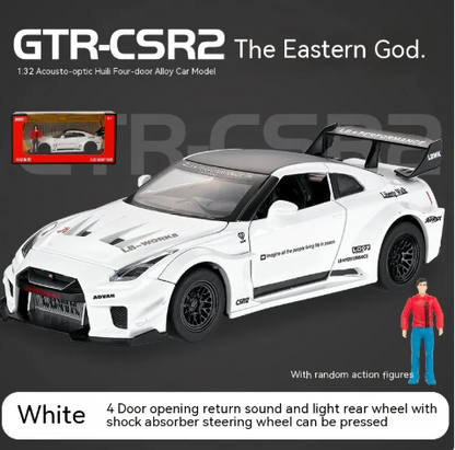 Nissan r35 skyline gtr model car