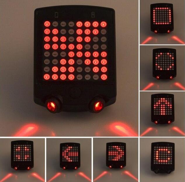 Bicycle bike Warning Safety Light Turn Signal Riding Accessories