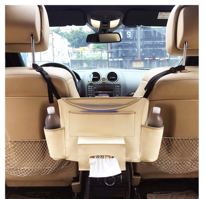 Car Seat Back Storage Organizer with Cup and Phone Holder 26x40cm