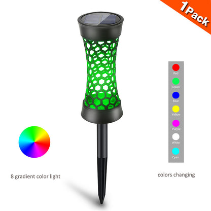 Colorful Waterproof Solar powered LED Garden Light (1pc)