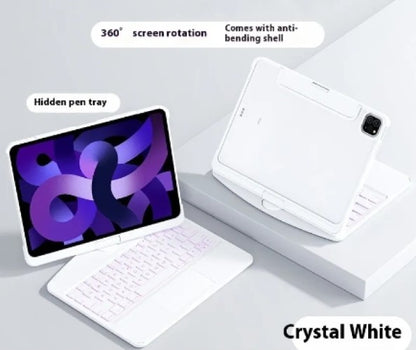 Apple iPad 360° Swivel Bluetooth Keyboard Clear Case