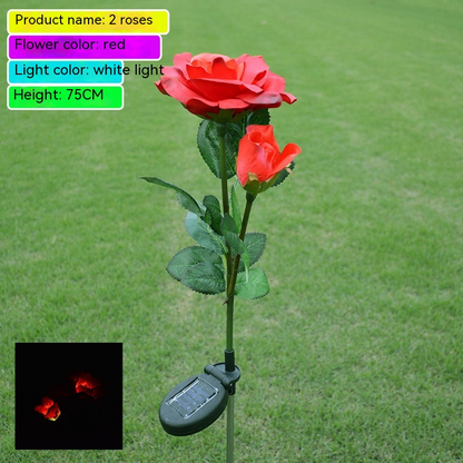 Solar-Powered LED flower shape Garden Light