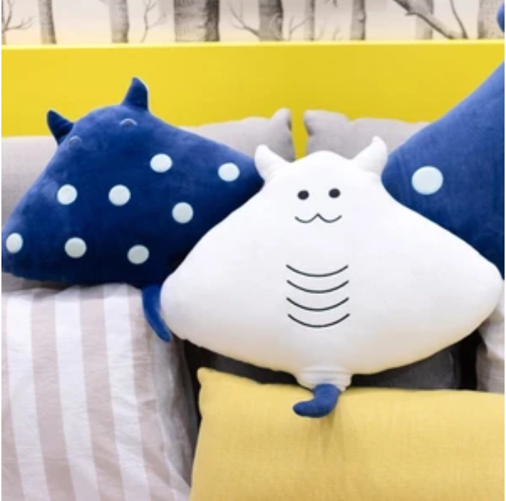 Devil Fish Fun Figurine, Pillow, Cushion