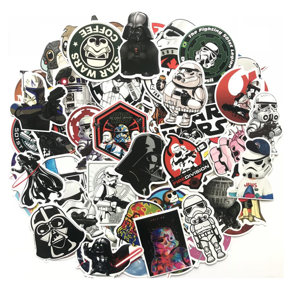 100 Pcs Star Wars Sticker Pack Stickers Vinyl Sticker Decal Decor Waterproof