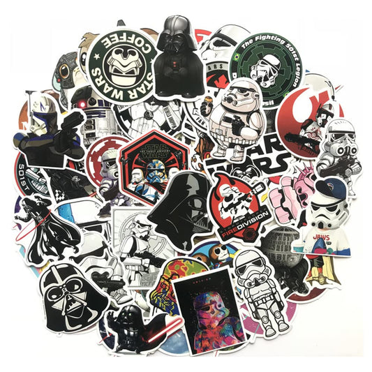 100 Pcs Star Wars Sticker Pack Stickers Vinyl Sticker Decal Decor Waterproof