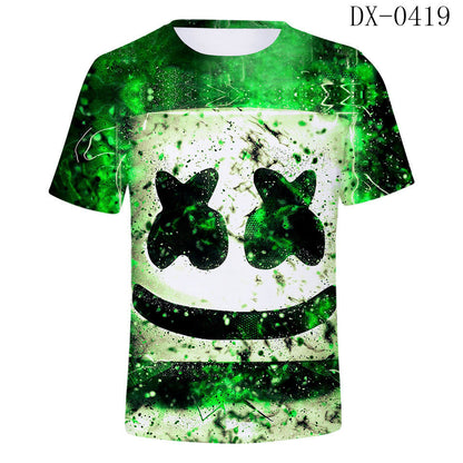 Marshmello 3D Unisex T-Shirt - Trendy DJ Style