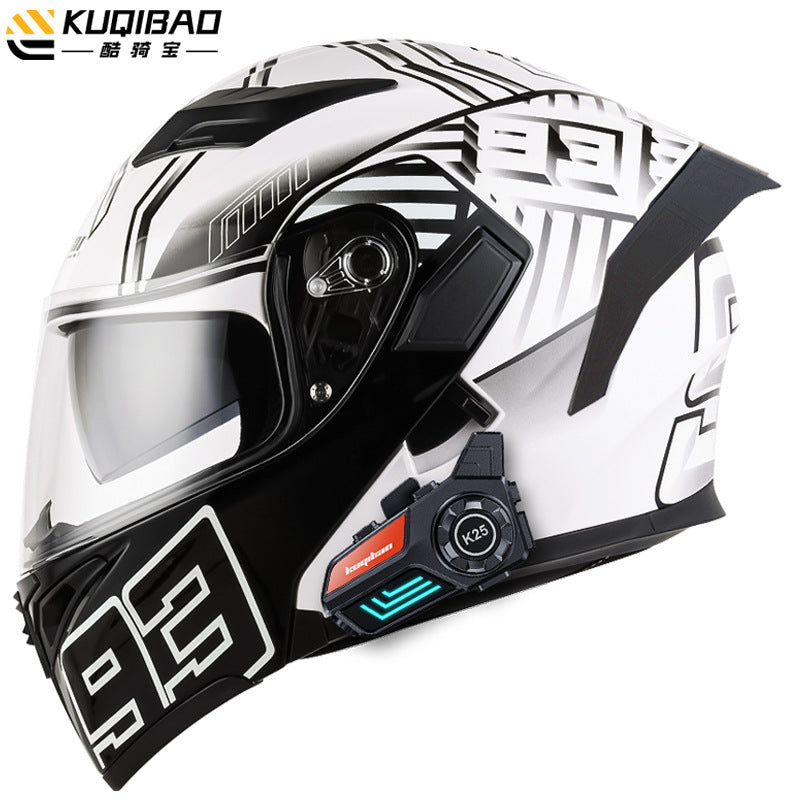 Cool Ride Anti-Fog Dual Lens Bluetooth Motorcycle Helmet