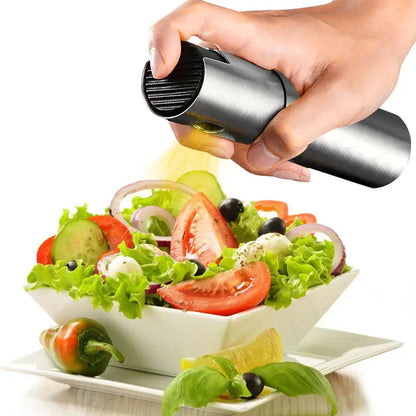 Stainless Steel BBQ Fuel Spray Bottle with Brush & Funnel