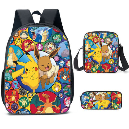 Pokemon Backpack school bag for Student