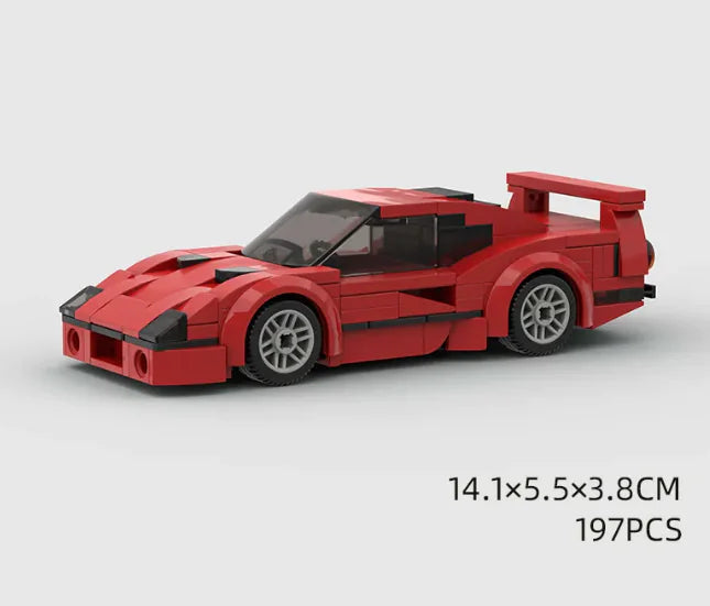Kids Sports Car bricks building Set