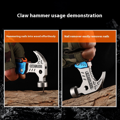 Folding Tool Set screwdriver hammer plier
