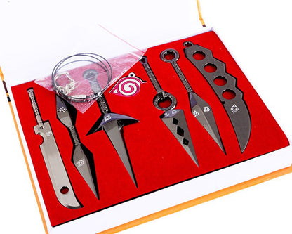 Naruto Anime Merchandise 7-Piece Kunai Set