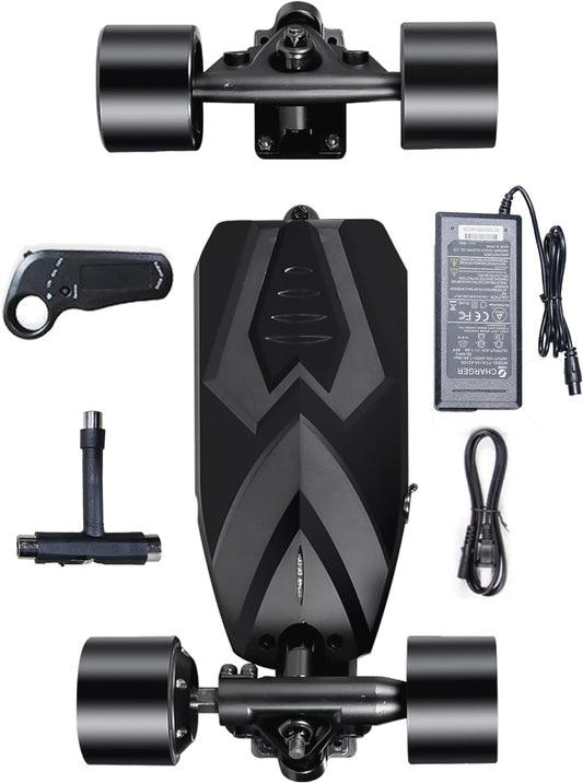 H3 DIY Electric Skateboard Kit with Remote Electric Longboard Kit for Adults ＆Teens Beginner with Battery Pack 480W Motor Top Speed of 16 MPH 9.3 Miles Range 4 Speeds Adjustable
